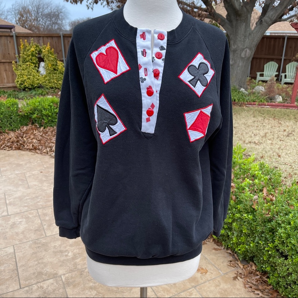 💖 Vintage Sulbelt Sportswear Poker Sweatshirt